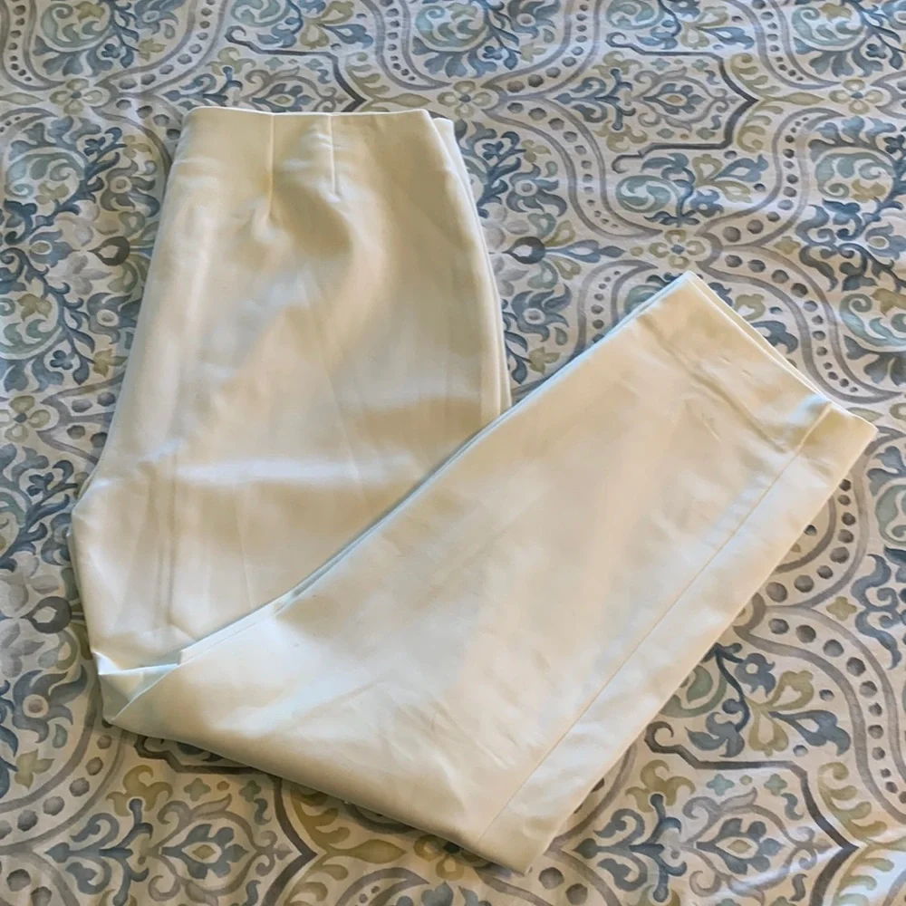 Ellen Tracy ivory pants - Picture 1 of 3